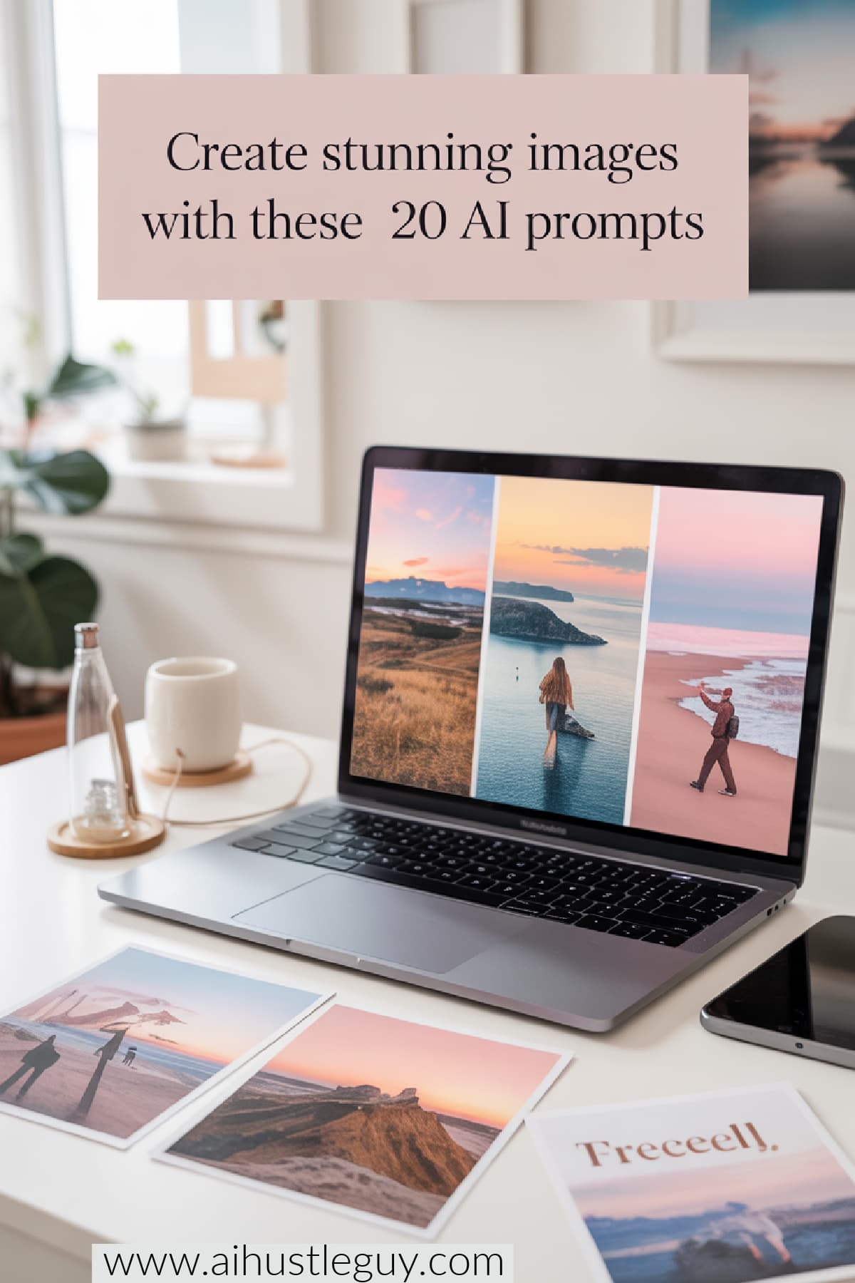 AI image prompts: Pinterest pin