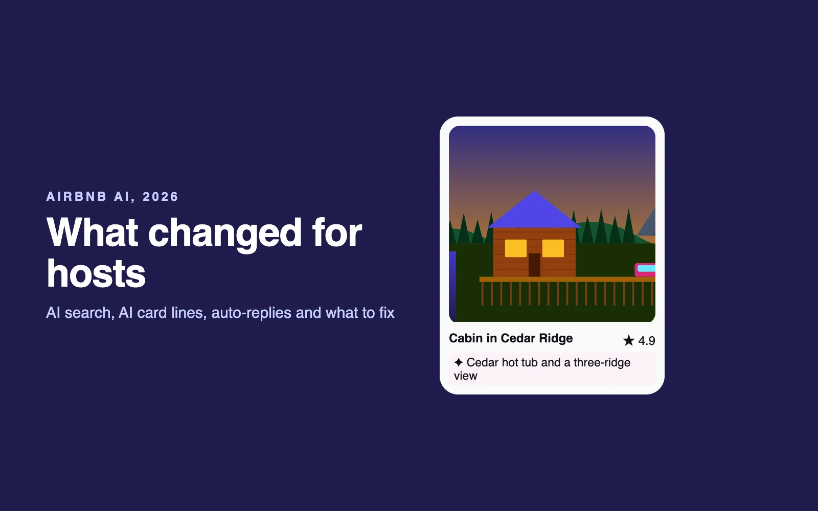 Airbnb AI Search and 2026 AI Features: What Changed for Hosts and What to Fix