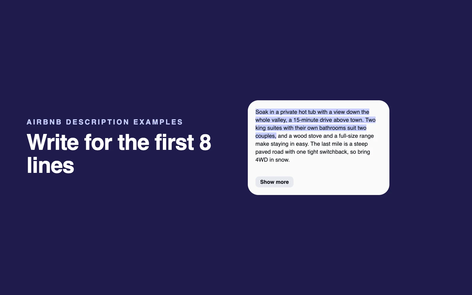 Airbnb Description Examples: 12 Openings That Pass the 8-Line Test (+ Template)