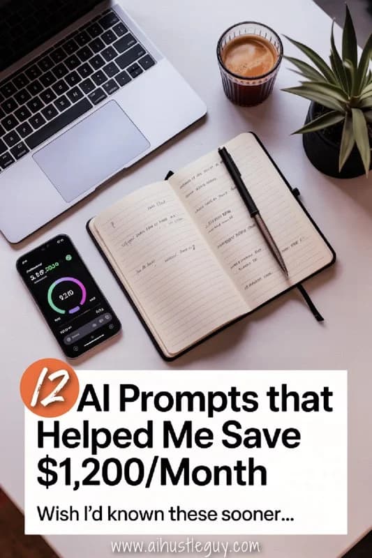 Budget prompts: Pinterest pin