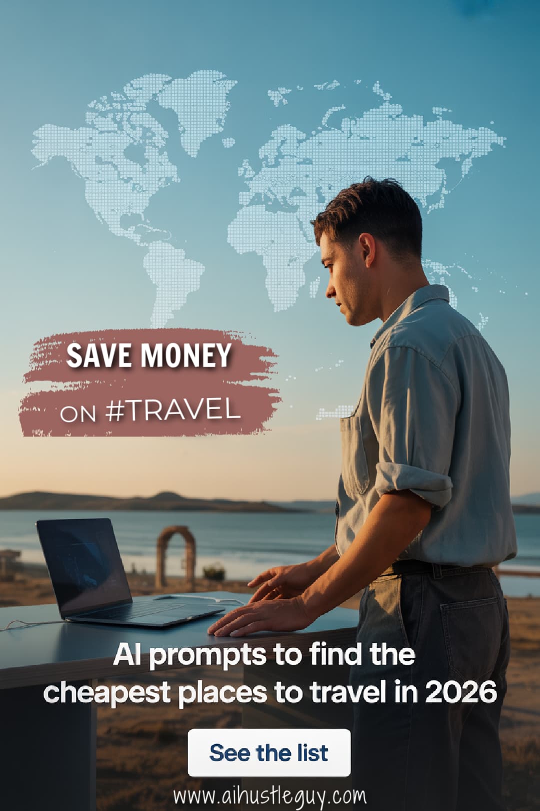 Cheap travel in 2026: Pinterest pin