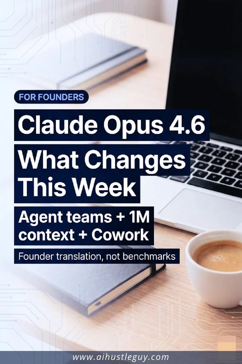 Claude Opus for founders: Pinterest pin