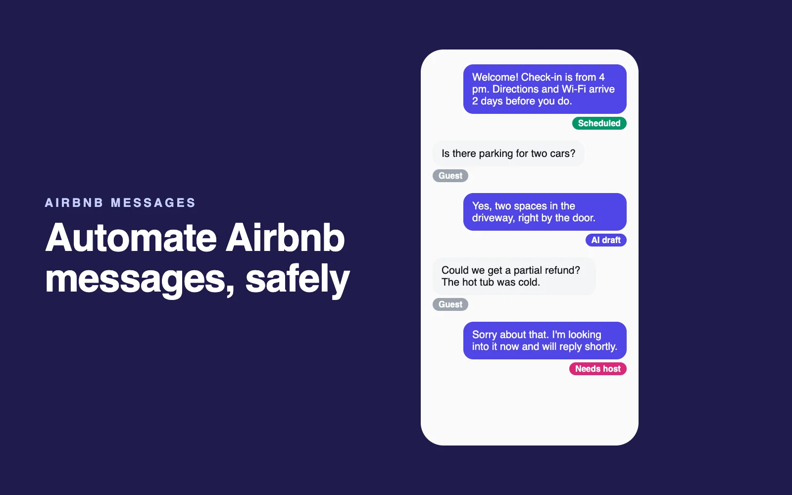 How to Automate Airbnb Messages with AI (Without Letting It Promise Refunds)