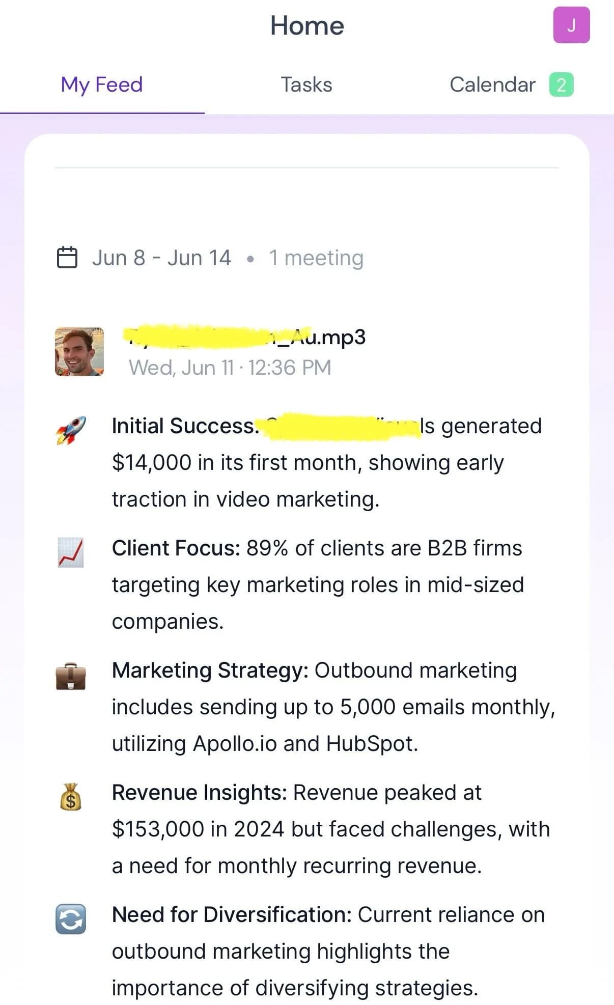 Fireflies meeting recap