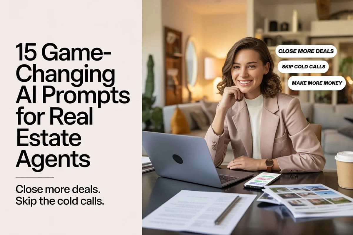 15 AI Prompts for Real Estate Agents: Close More Deals in 2026 (Without Cold Calling)